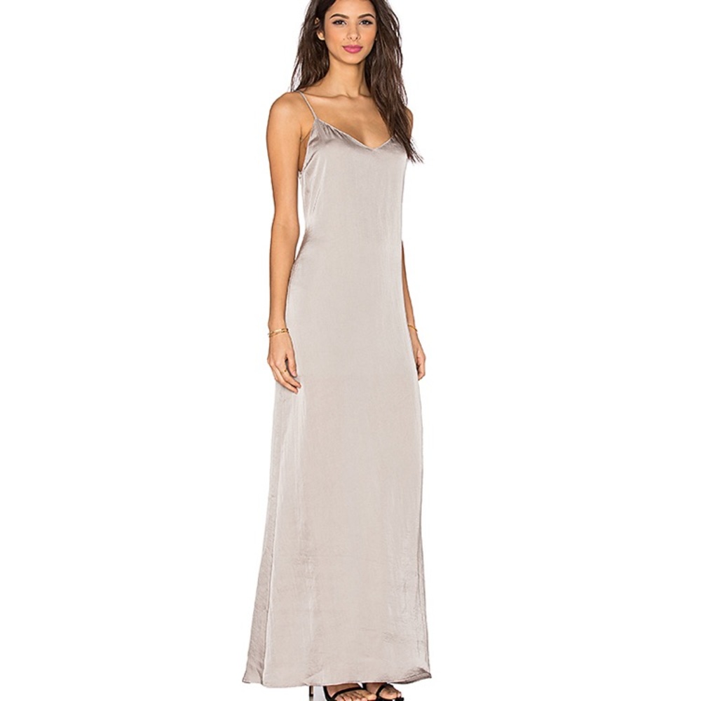 Silver Maxi Dress